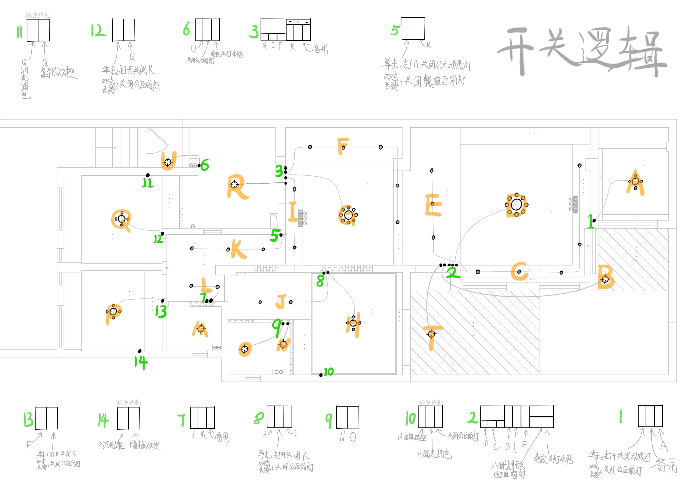 开关灯具布置图